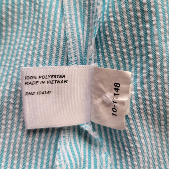 Lady Hagen Blue & White Pin Striped Skort Textured Size 10 Athletic Golf - Picture 11 of 11